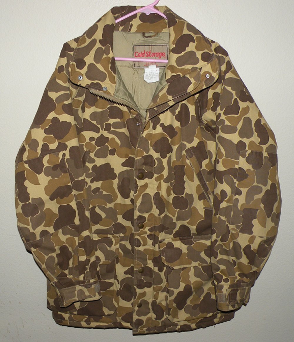 Vtg Cold Storage Men’s Medium Insulated Hunting Coat Duck Camo Foul Weather Gear